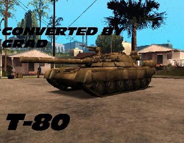 T-80 converted by Grad